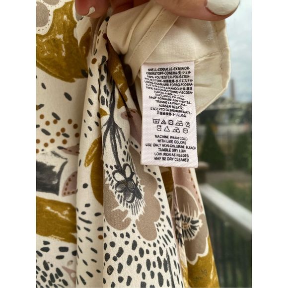 Free People (x Resolve) Pebble Fate CREPE MAXI SKIRT Paisley, Sz 12, MSRP $128 - Picture 5 of 13